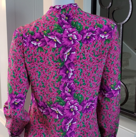 Roberto Cavalli Floral Print Blouse 🌺 - Picture 6 of 12
